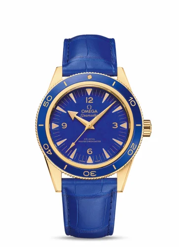 Omega Seamaster 300 Co-Axial Master Chronometer Yellow Gold / Lapis Lazuli 234.63.41.21.99.002 (23460412199002, 23463412199002)